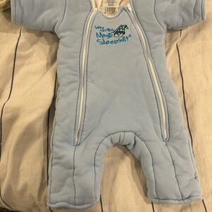 Baby Merlin Magic Sleepsuit Small Blue